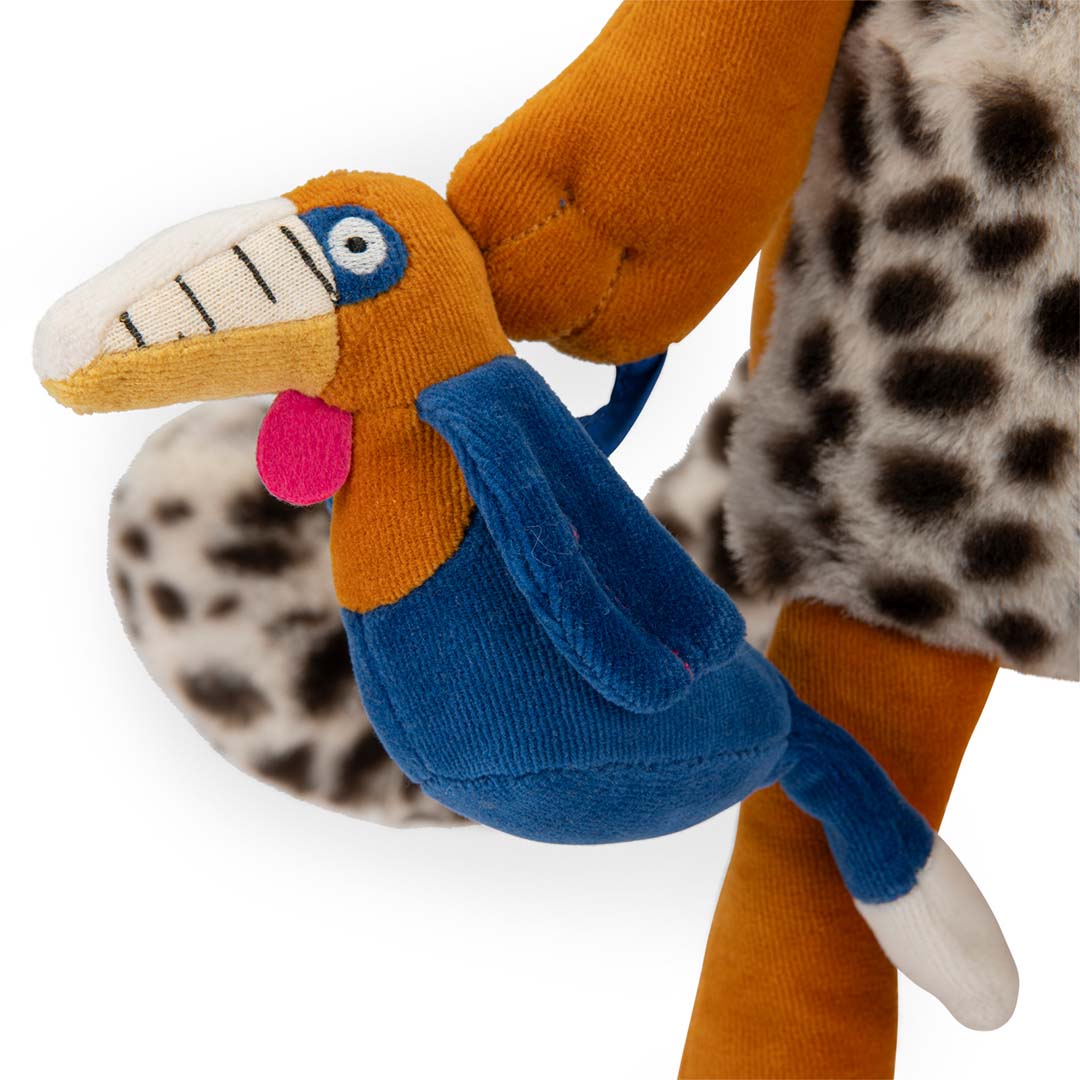 moulin roty activiteitenknuffel la forêt mawa - luipaard taïgo - 55 cm | 688076 | 2