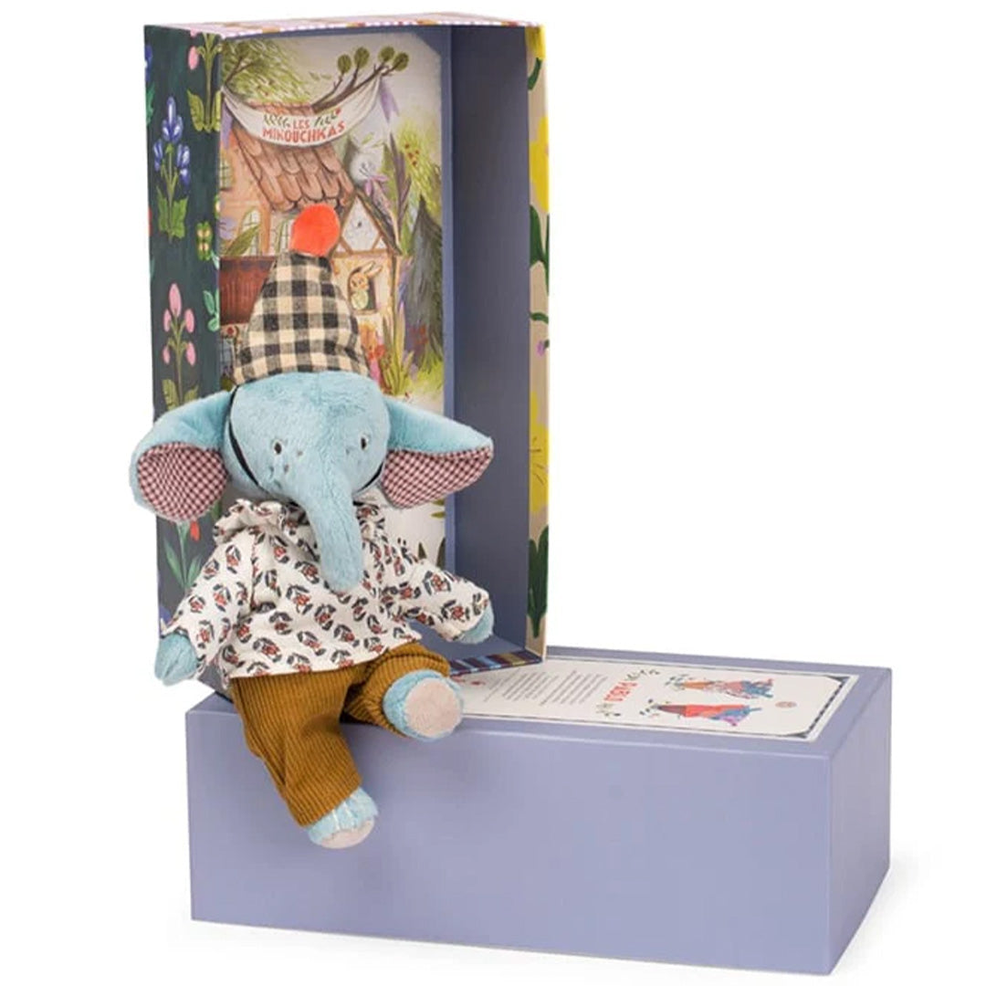 moulin roty knuffelolifant pablo - les minouchkas - 25,5 cm | ROTY681026 | 4