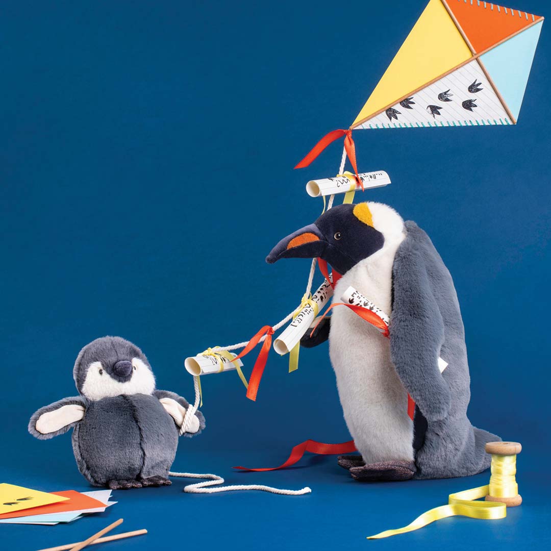 moulin roty knuffelpinguïn tout autour du monde - 34 cm | 719053 | 4