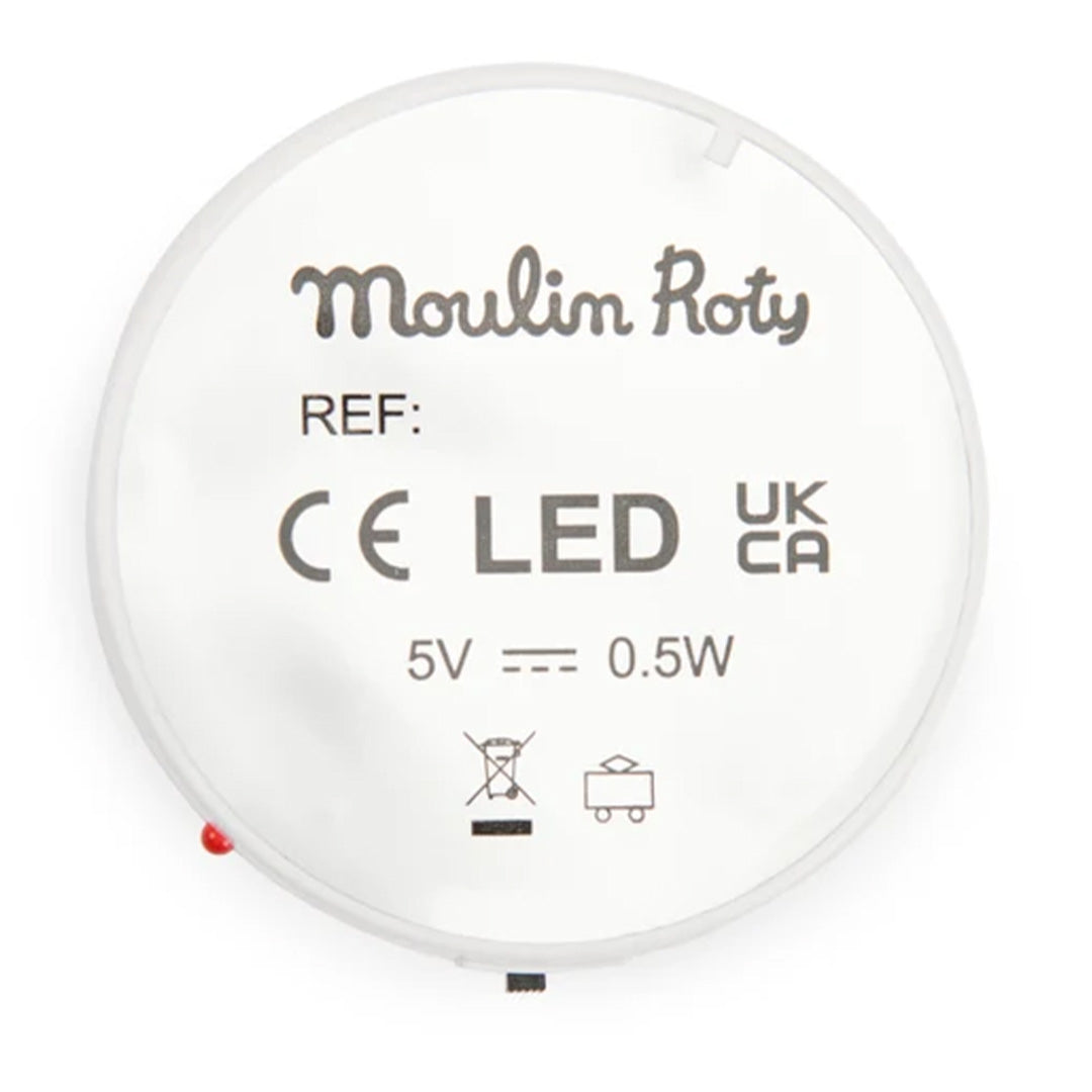 moulin roty lichtgevende knuffel la forêt mawa - leeuw mamba | 688030 | 6