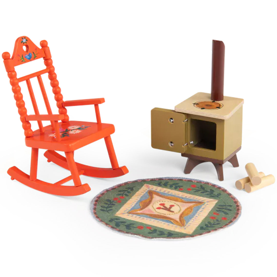 moulin roty poppenwoonkamerset les minouchkas - 20 cm | 681104 | 1