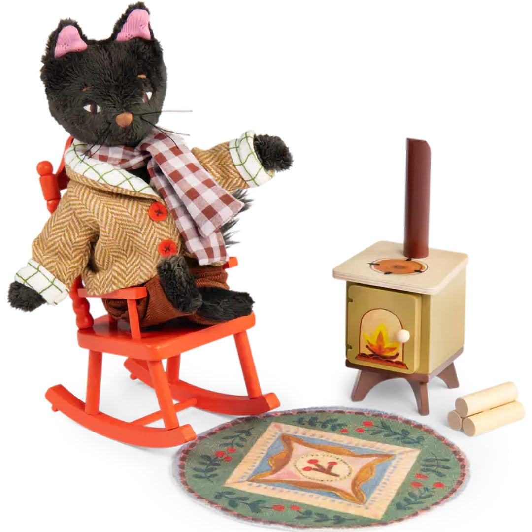 moulin roty poppenwoonkamerset les minouchkas - 20 cm | 681104 | 2