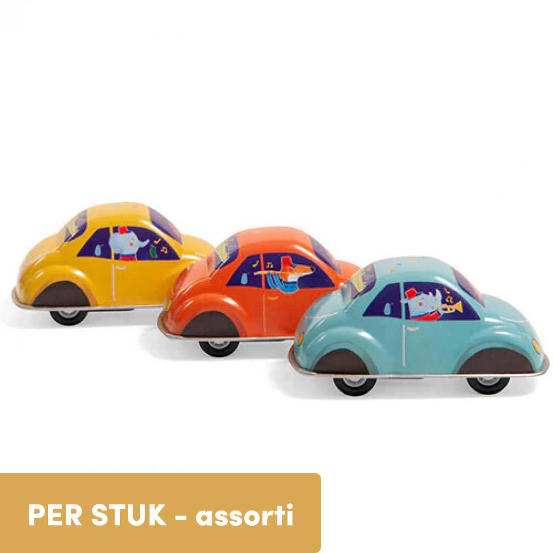 moulin roty pull-back auto fanfare - assorti  | 720396 | 0