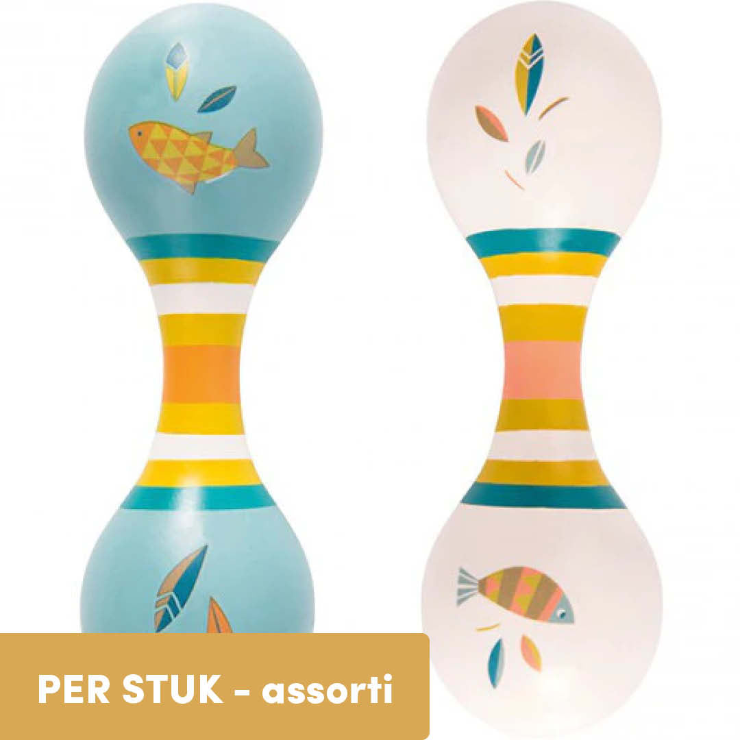 moulin roty rammelaar maracas - assorti | 714106 | 0