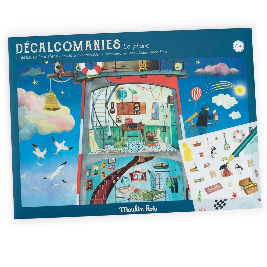 moulin roty stickerposter le jardin du moulin - vuurtoren | 712444 | 1