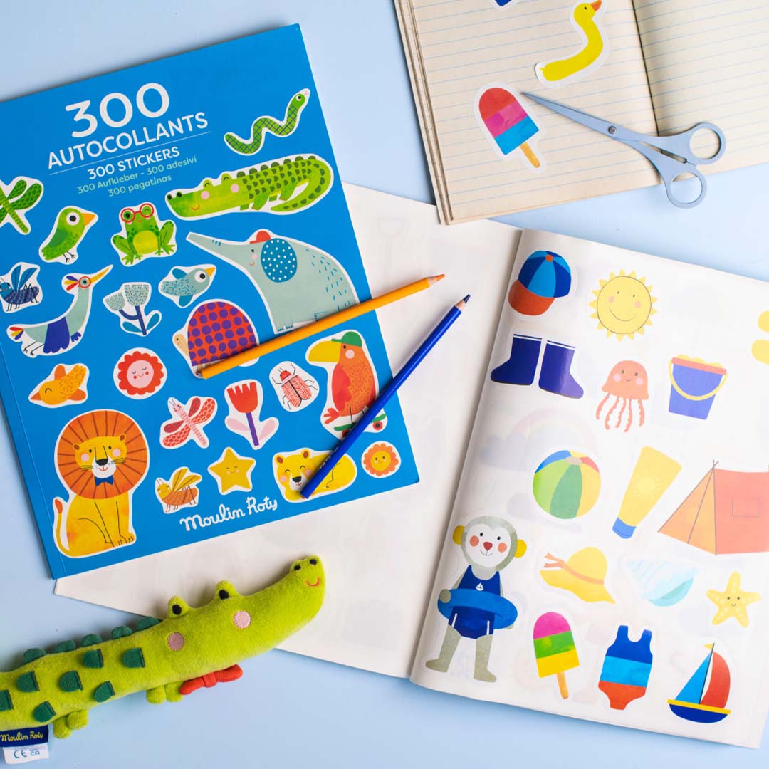moulin roty stickers les toupitis - 300st | 679606 | 3