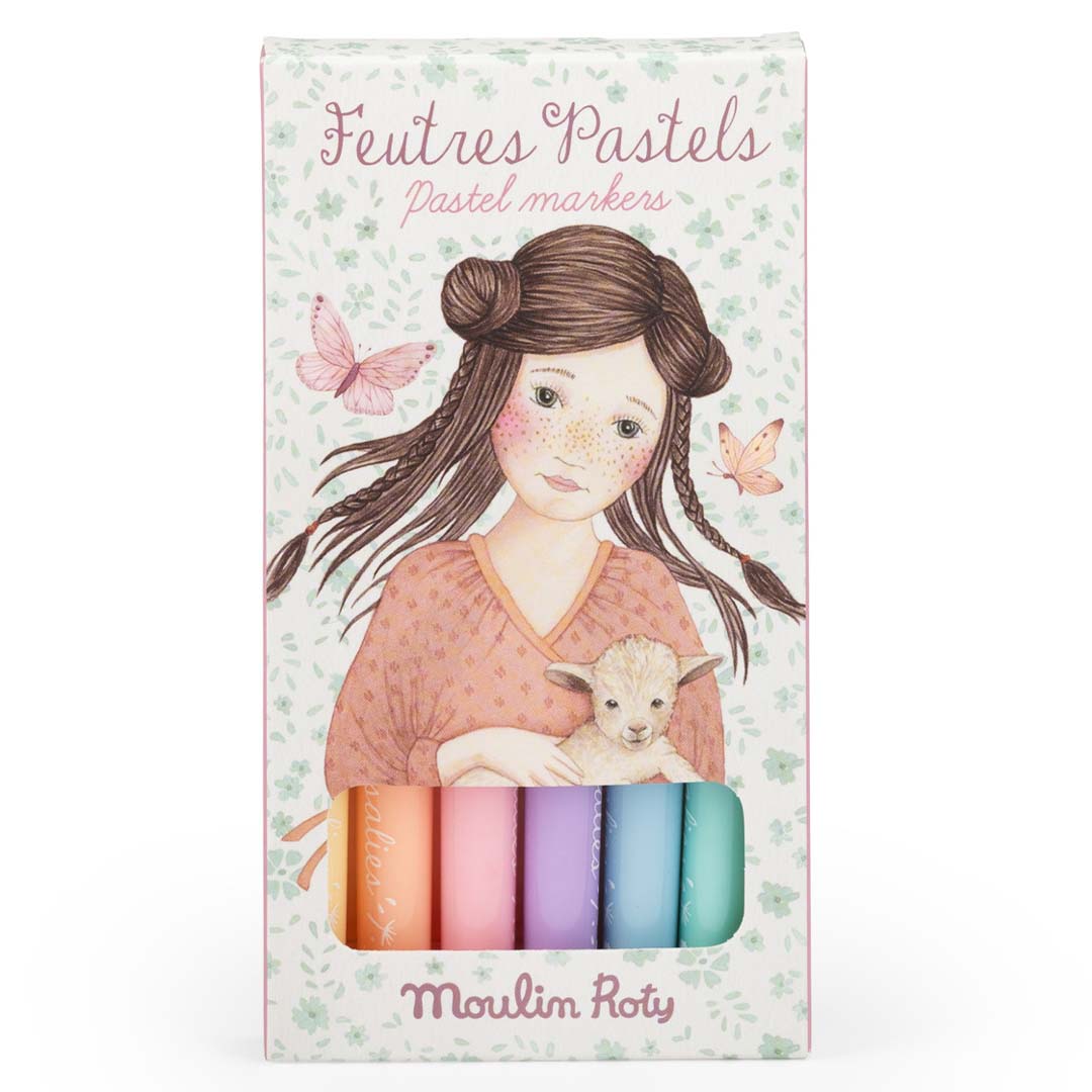 moulin roty stiften les rosalies - pastel - 6st | 710614 | 1