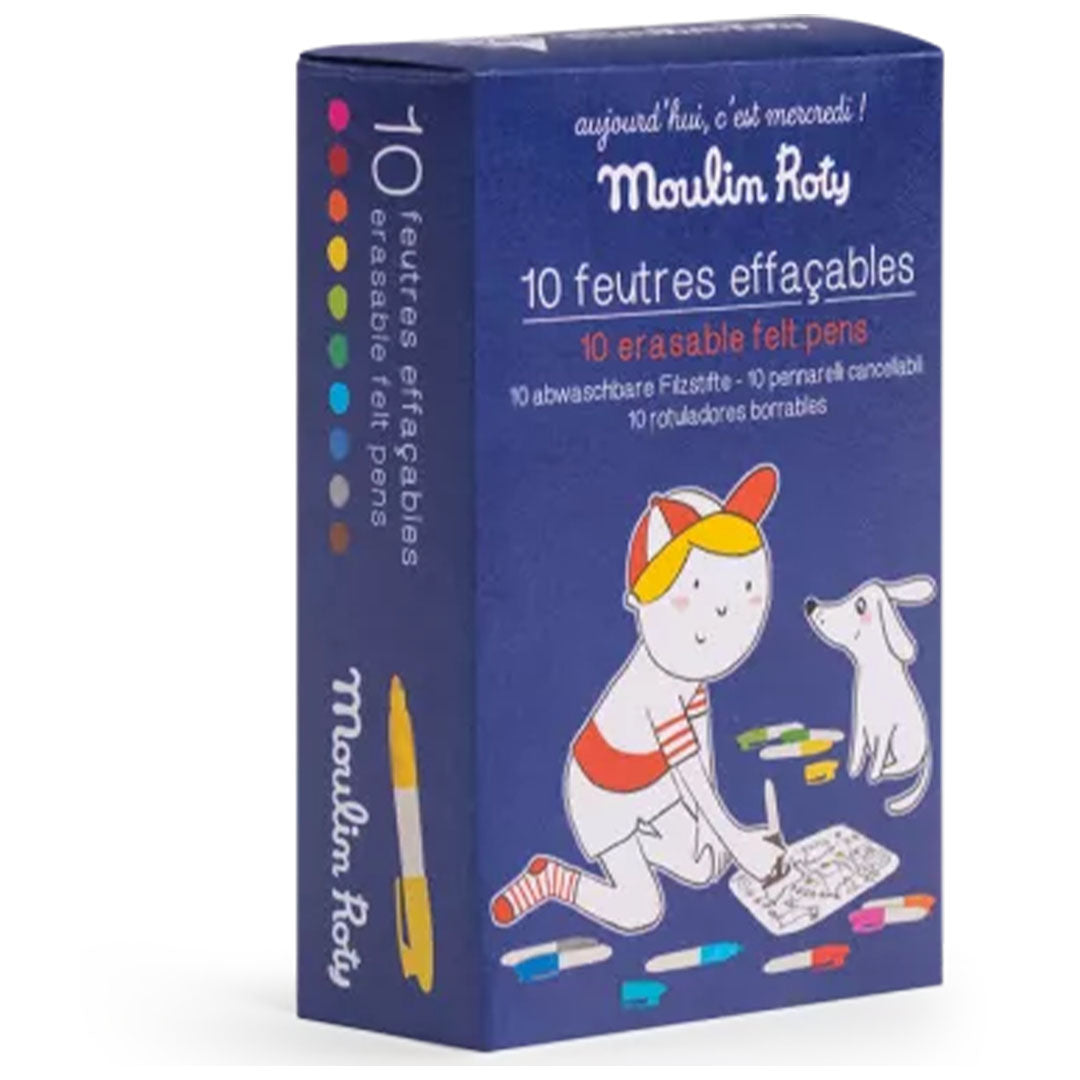 moulin roty uitwisbare stiften - 10st | 713161 | 1
