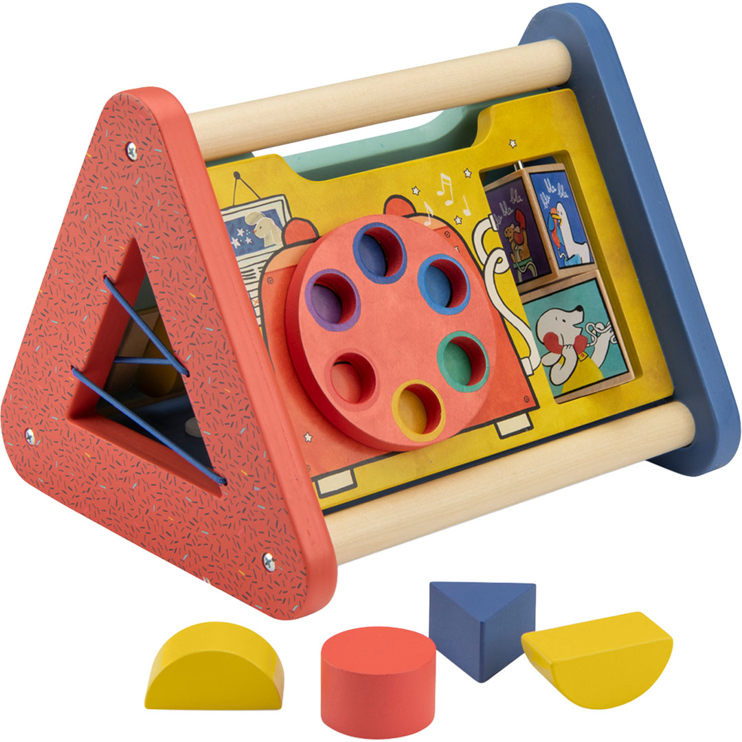 moulin roty activiteitendriehoek puce & pilou | 684377 | 