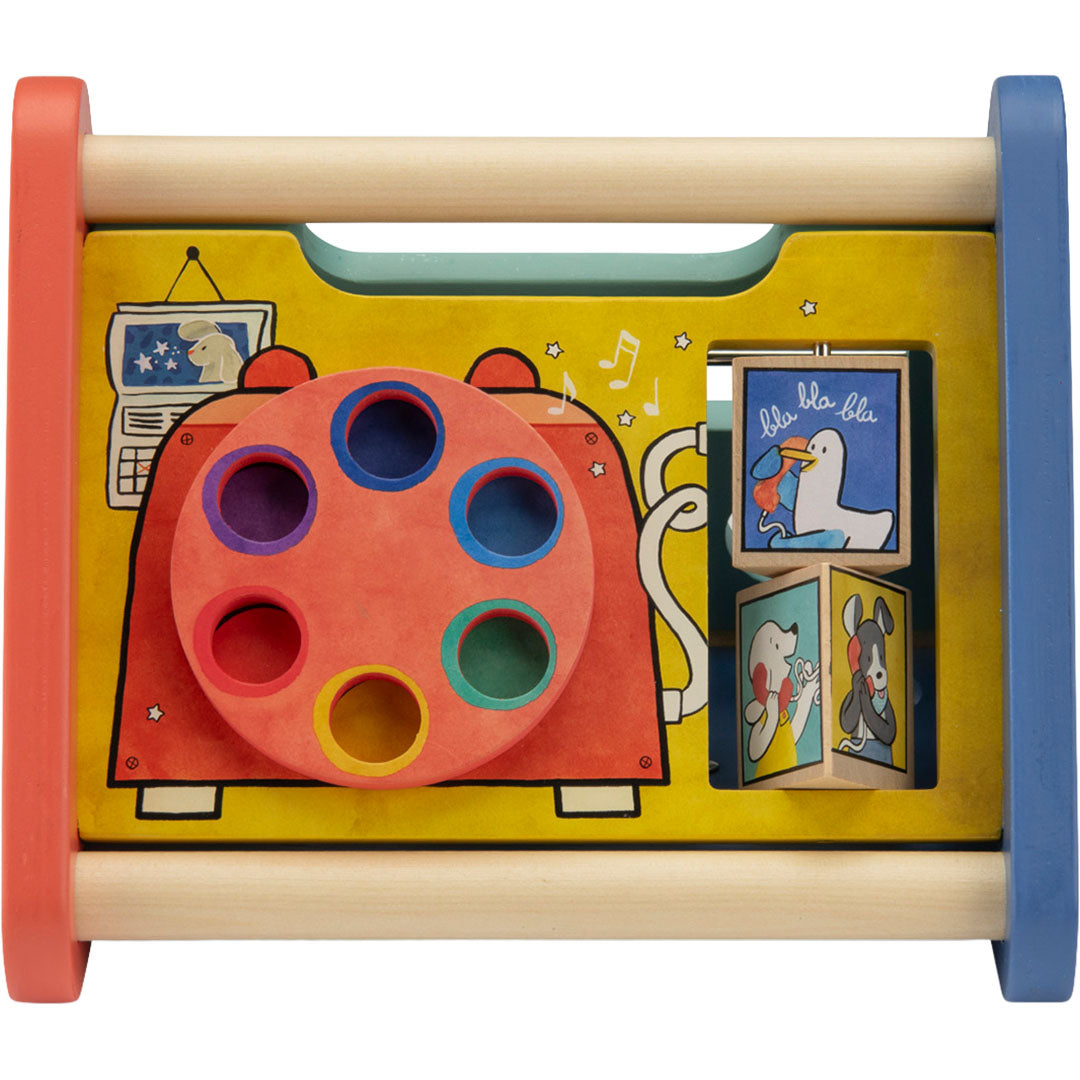 moulin roty activiteitendriehoek puce & pilou | 684377 | 3