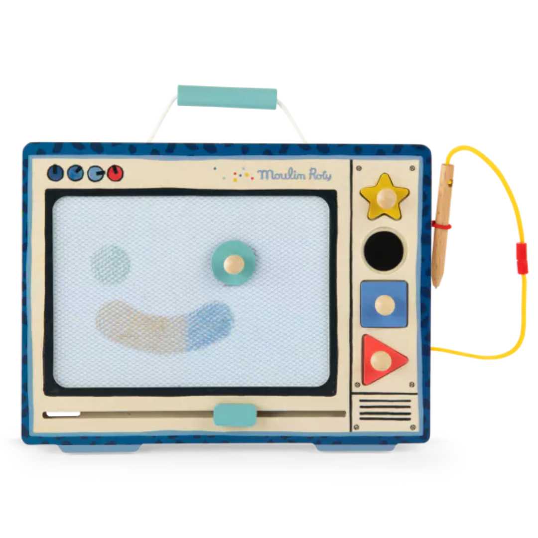 moulin roty magnetisch tekenbord puce & pilou | 684085 | 3