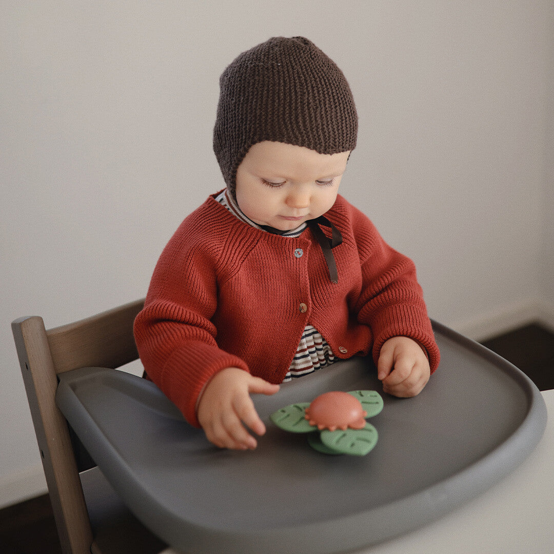mushie babyspeeltje spinner met zuignap - dino | 70.711.01 | 1