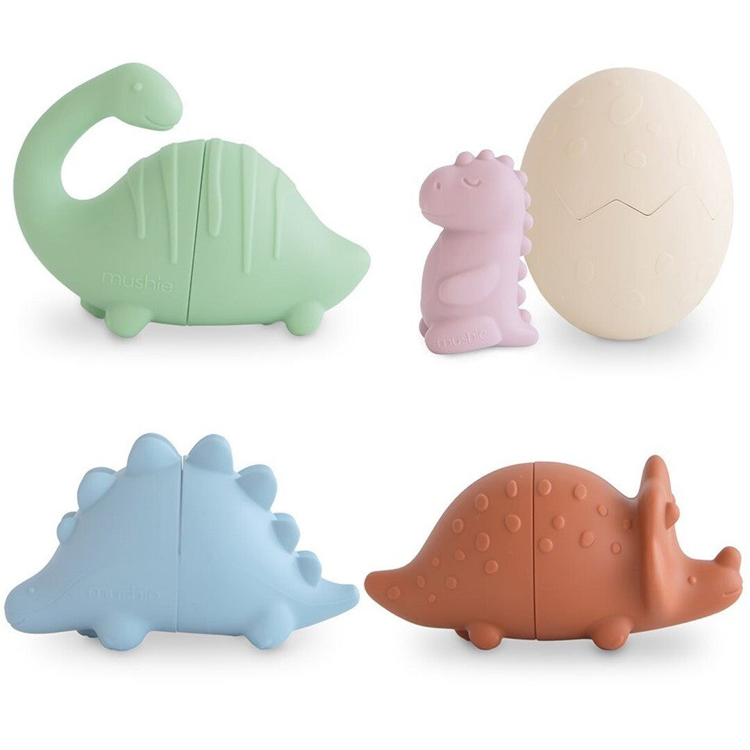 mushie badspeeltjes dino - 4st   | 70.077.05 | 0