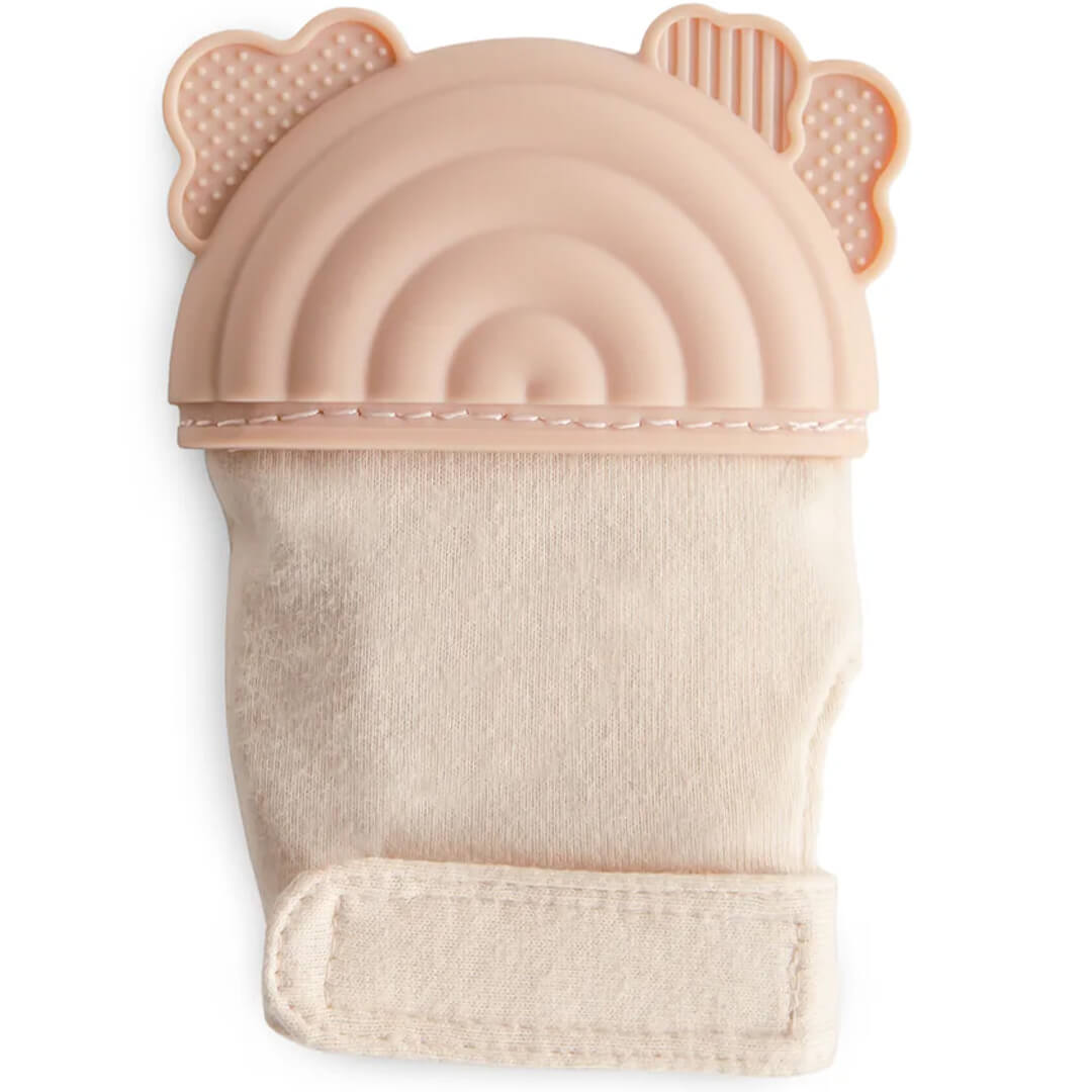 mushie bijthandschoen regenboog - blush | 70.093.02 | 0