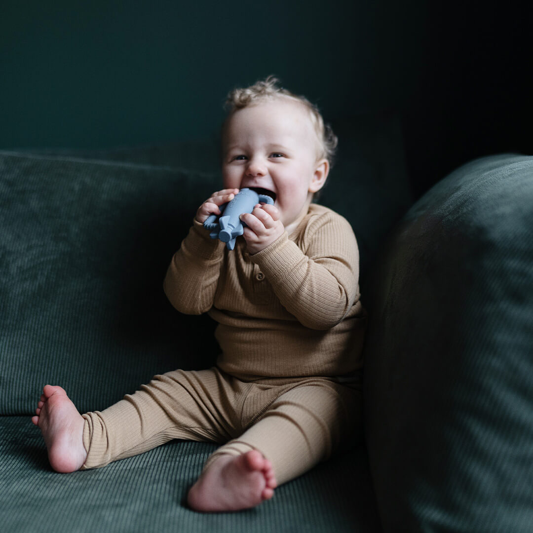 mushie bijtspeelgoed met rammelaar - raket | 70.083.01 | 1
