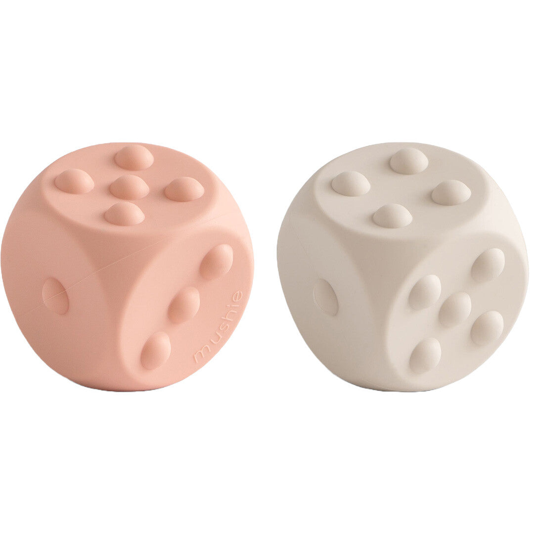 mushie dobbelstenen - blush - shifting sands - 2st | 70.065.02 | 0