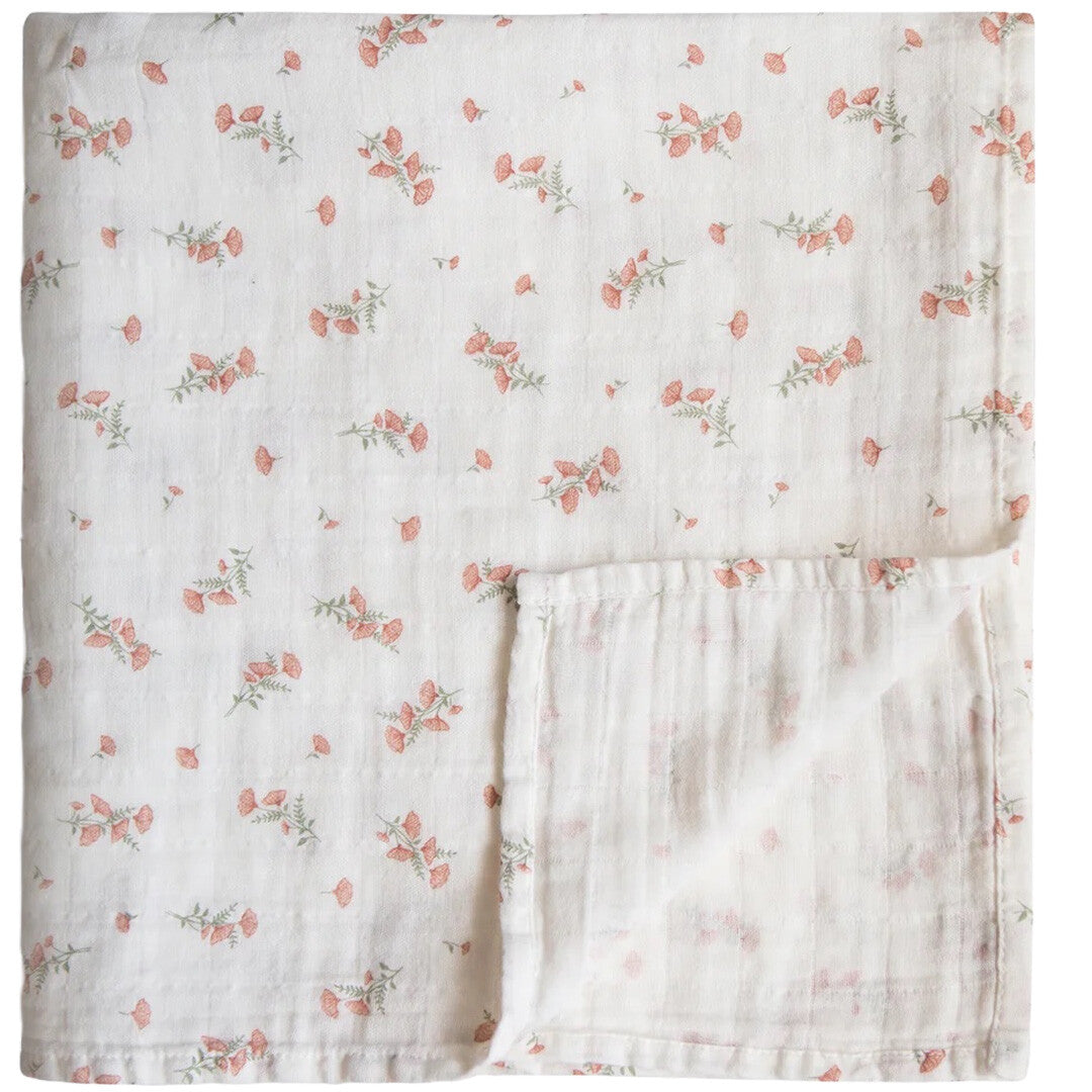 mushie inbakerdoek pink flowers  | 70.005.24 | 0