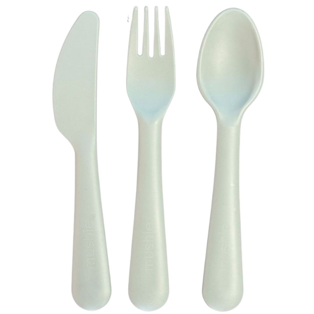 mushie kinderbestek sage - 3st | 70.094.01 | 0