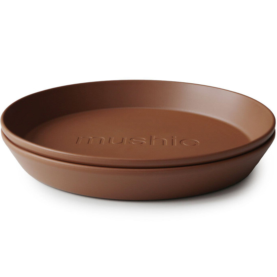 mushie kinderborden rond - caramel - 2st | 70.007.08 | 0