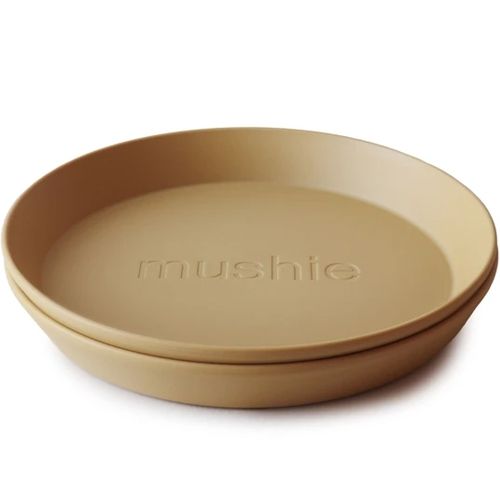 mushie kinderborden rond - mosterd - 2st | 70.007.06 | 0