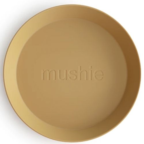 mushie kinderborden rond - mosterd - 2st | 70.007.06 | 1