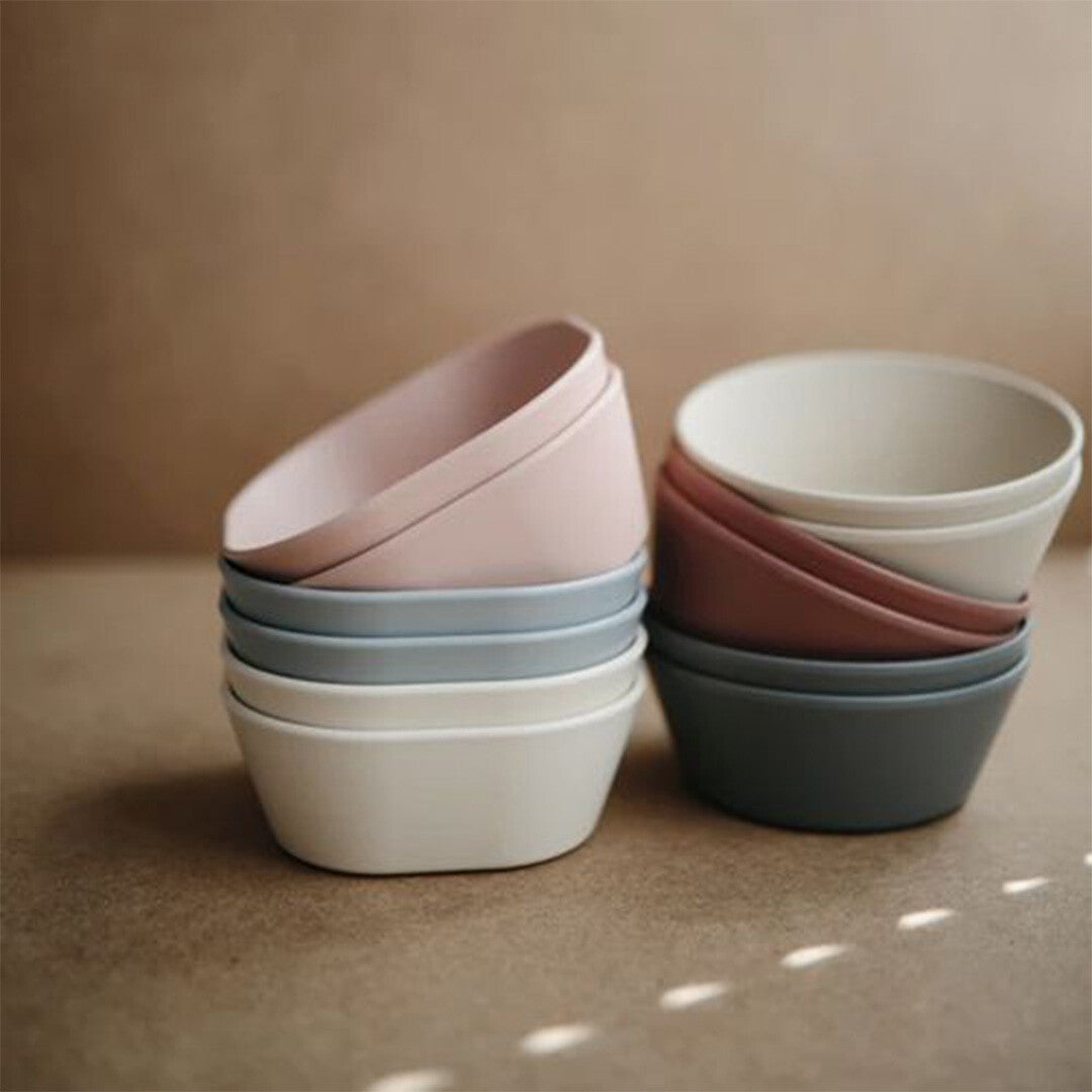 mushie kinderkommen vierkant - blush - 2st | 70.008.04 | 3