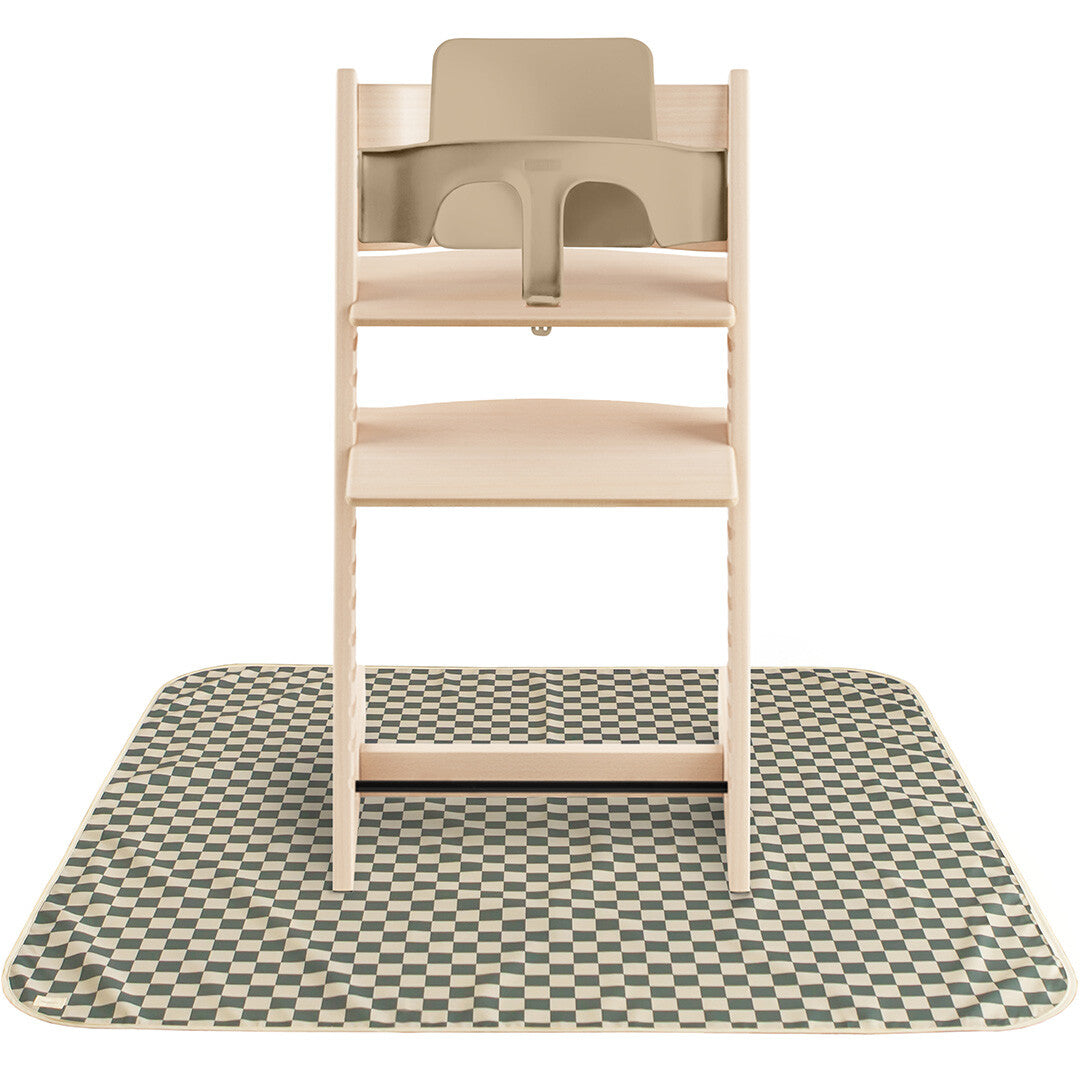 mushie knoeimat olive check - 108x108 cm  | 70.706.05 | 0
