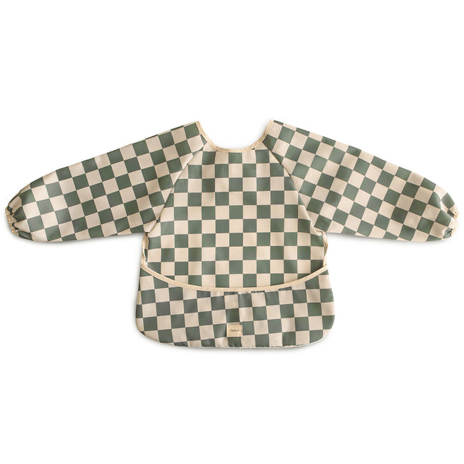 mushie mouwslab olive check | 70.085.05 | 0