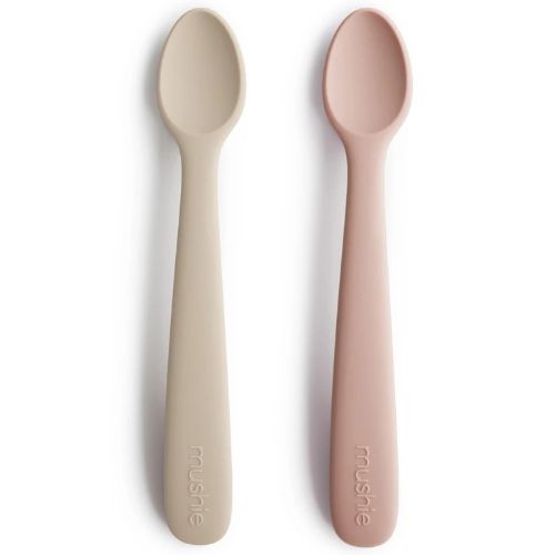 mushie siliconen babylepels blush & shifting sand - 2st | 70.016.03 | 0