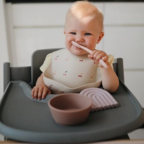 mushie siliconen babylepels blush & shifting sand - 2st | 70.016.03 | 2