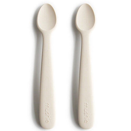 mushie siliconen babylepels ivory - 2st | 70.016.15 | 0