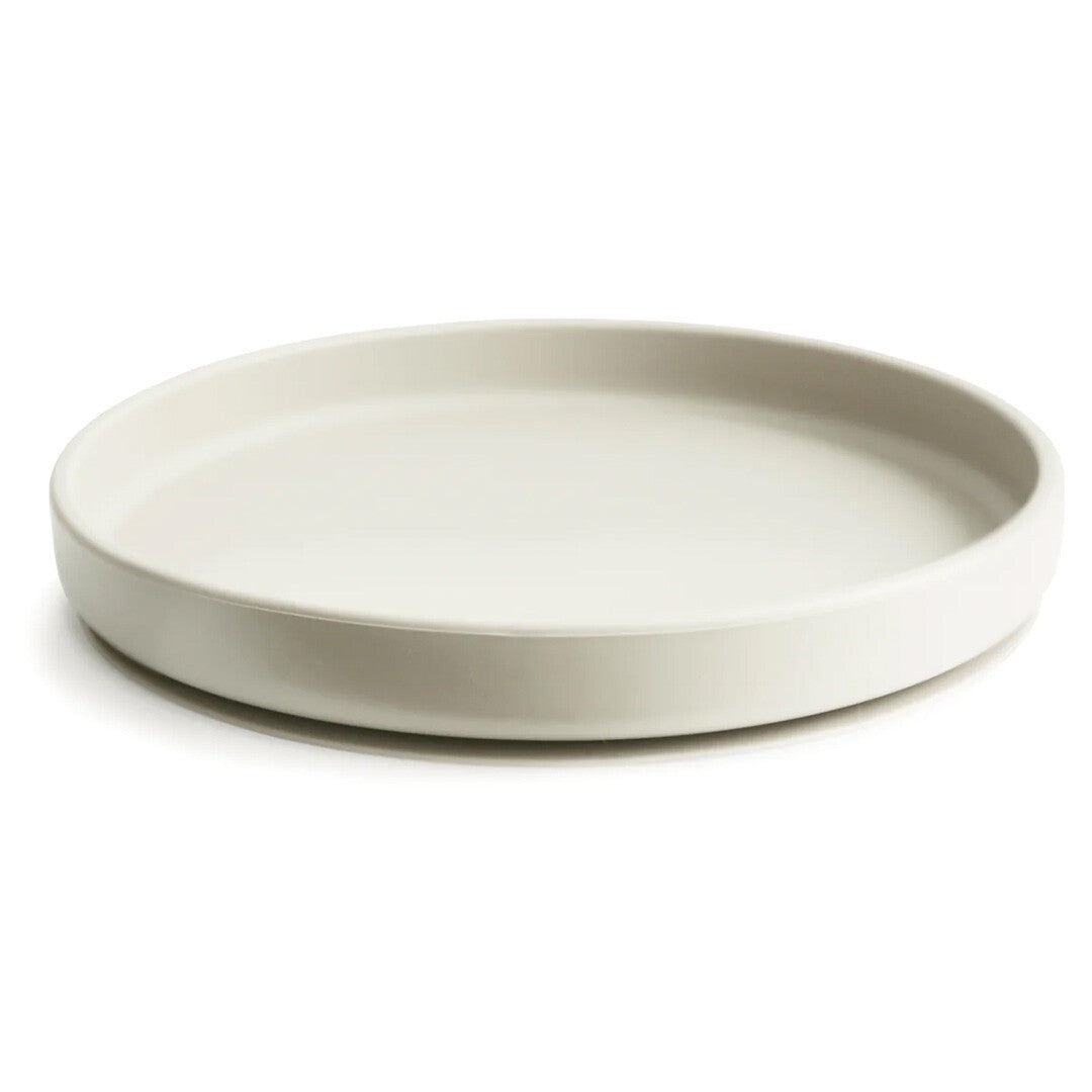mushie siliconen bord met zuignap - ivory | 70.704.46 | 0