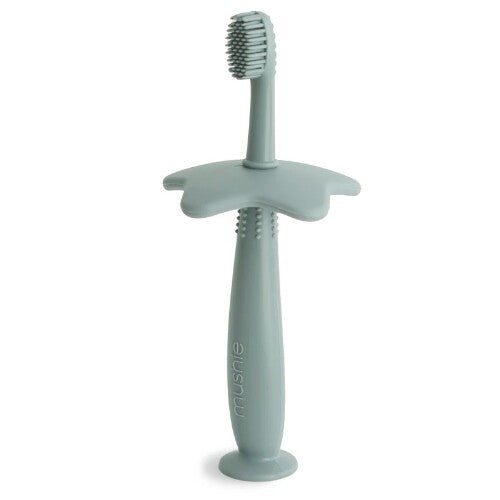 mushie siliconen kindertandenborstel ster - cambridge blue | 70.047.01 | 0