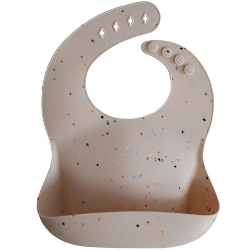 mushie siliconen slabbetje vanilla confetti | 70.002.17 | 0