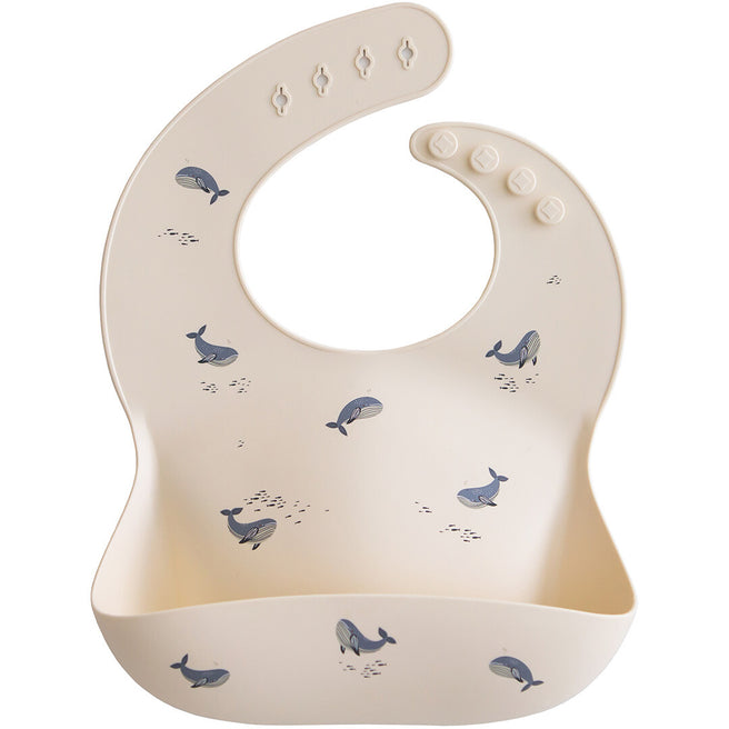 mushie siliconen slabbetje whales | 70.002.23 | 0