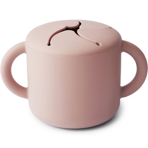 mushie siliconen snackbeker - blush | 70.026.02 | 0