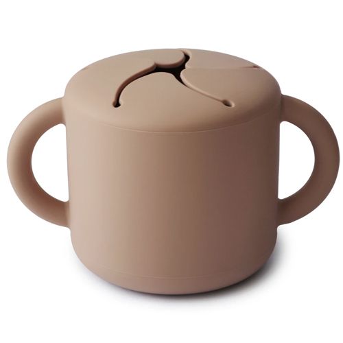 mushie siliconen snackbeker - natural | 70.026.03 | 0