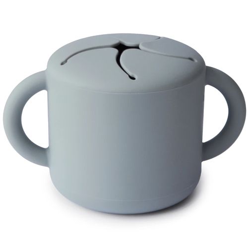 mushie siliconen snackbeker - stone | 70.026.01 | 0