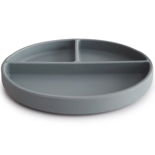 mushie siliconen vakjesbord met zuignap - stone | 70.017.10 | 0