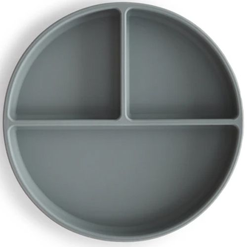mushie siliconen vakjesbord met zuignap - stone | 70.017.10 | 2