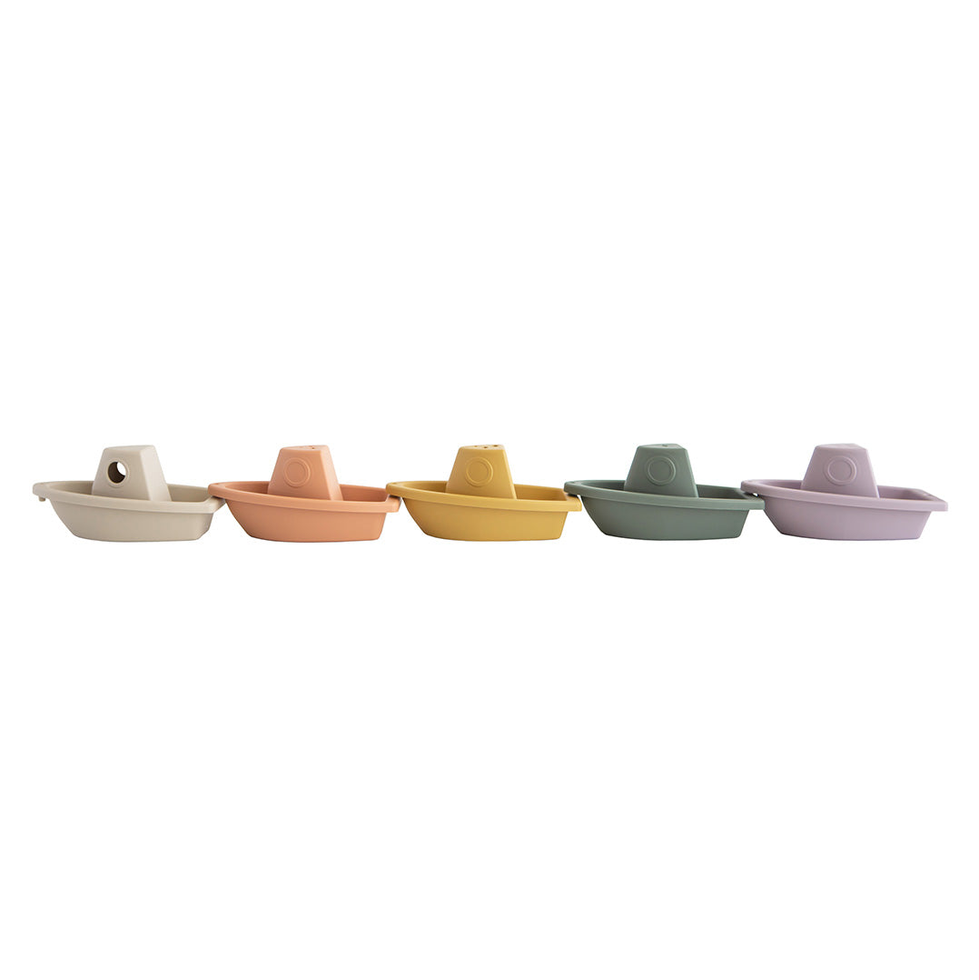 mushie stapelbare badbootjes rustic - 5st | 70.070.02 | 3