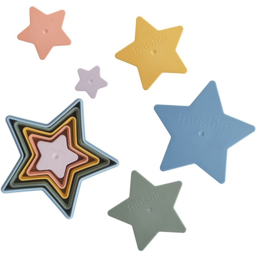 mushie stapeltoren nesting star - retro | 70.040.02 | 0
