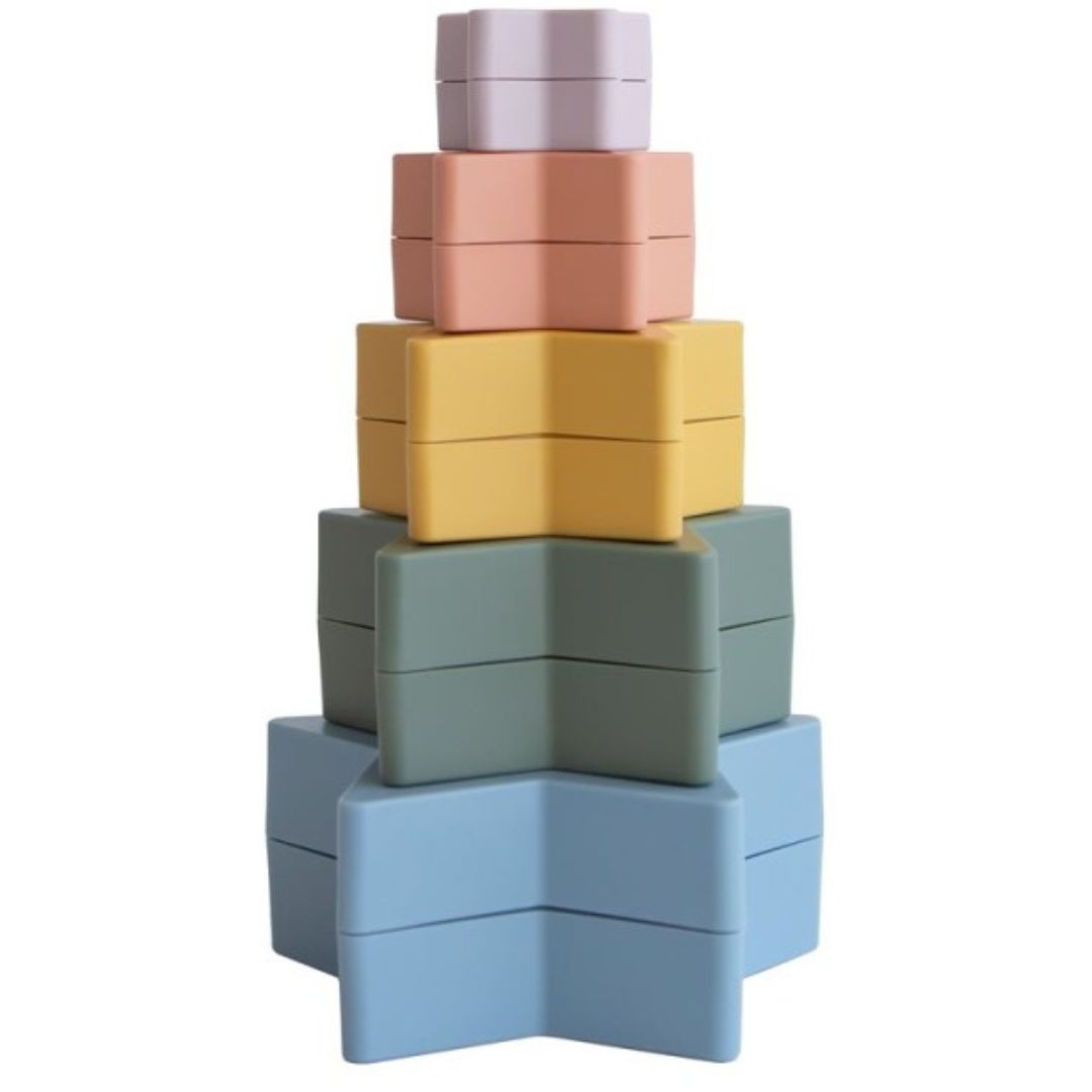 mushie stapeltoren nesting star - retro | 70.040.02 | 3
