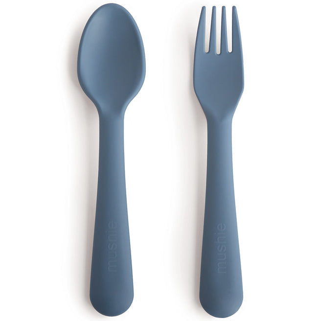 mushie kinderbestek - twilight blue - 2-delig | 70.014.13 | 0