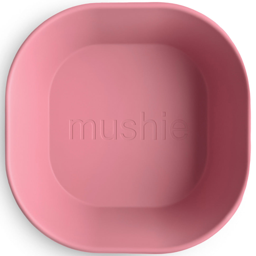 mushie kinderkommen vierkant - dusty rose - 2st | 70.008.12| 1
