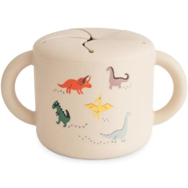 mushie siliconen snackbeker - dino | 70.026.64 | 0