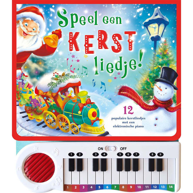 muziekboek speel een kerstliedje!