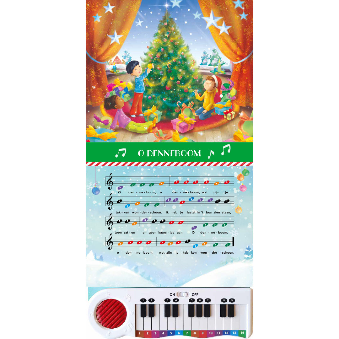muziekboek speel een kerstliedje!