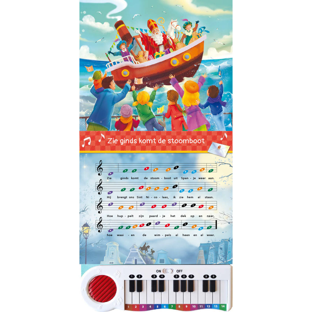 muziekboek speel een sinterklaas liedje! | 1725071 | 2