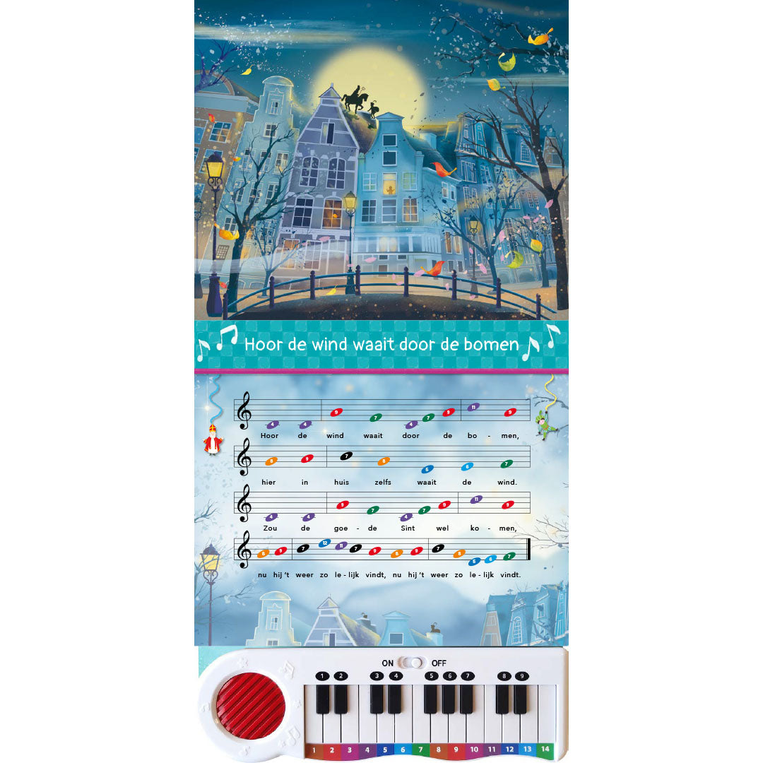 muziekboek speel een sinterklaas liedje! | 1725071 | 3